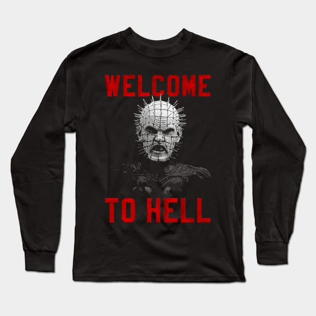 Welcome To Hell Long Sleeve T-Shirt by WizzKid